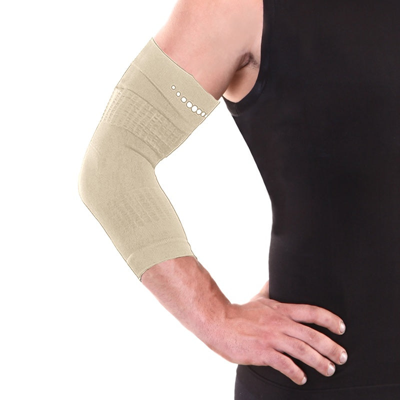 Pain Relieving ELBOW COMPRESSION Infrared Band - Beige